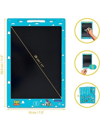 Tableta Eink multicolor de 11 pulgadas juguete Story para aprender a dibuTarro con plantillas