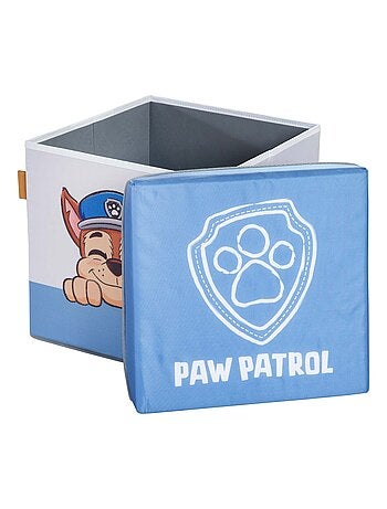 Taburete cubo de almacenamiento en tela para habitación infantil - 'Roba Paw Patrol'