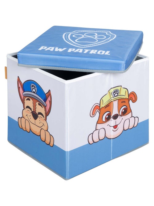 Taburete cubo de almacenamiento en tela para habitación infantil - 'Roba Paw Patrol' - Kiabi