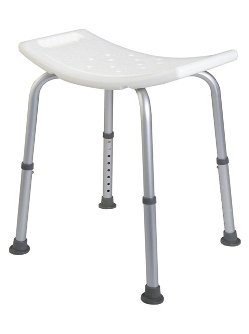 Taburete de ducha regulable con asiento amplio y asas - Kiabi Taburete de ducha regulable con asiento amplio y asas - Kiabi