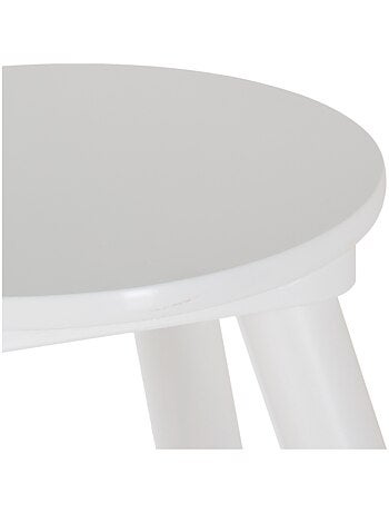 Taburete infantil blanco
