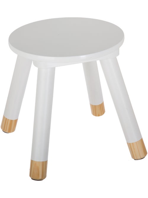 Taburete infantil blanco - Kiabi