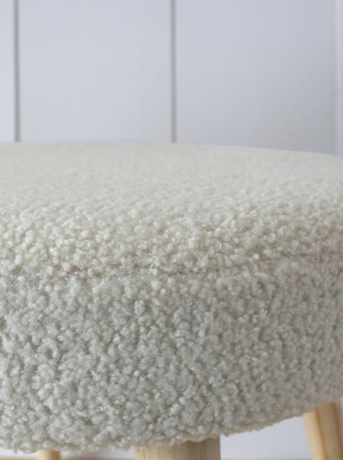 Taburete redondo de bucles - Kiabi