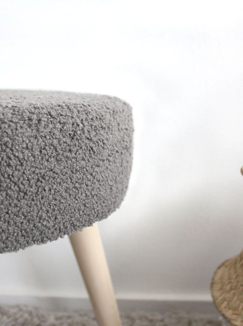 Taburete redondo de bucles - Kiabi