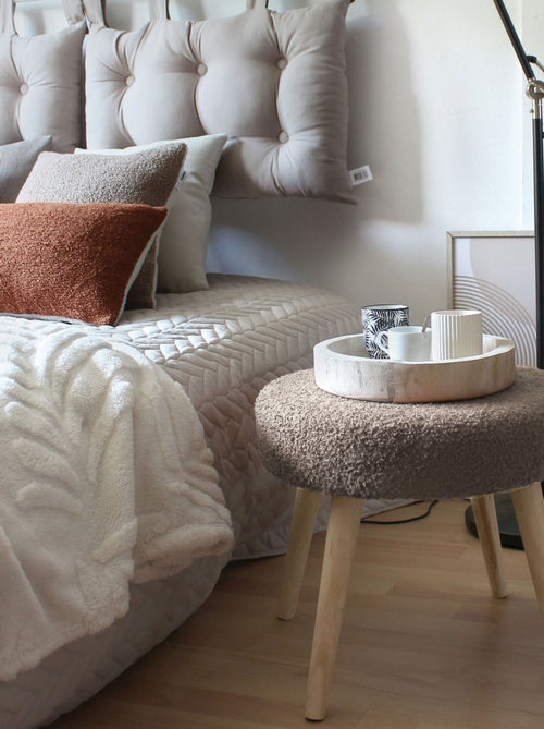 Taburete redondo de bucles - Kiabi