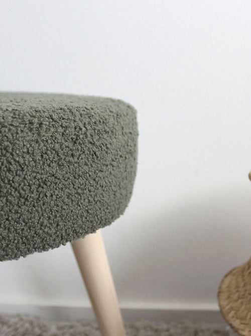 Taburete redondo de bucles - Kiabi