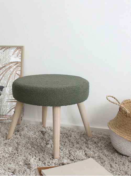 Taburete redondo de bucles - Kiabi