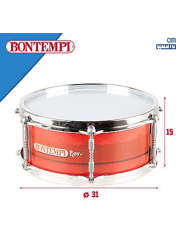 Tambor infantil 31 cm con bandolera y baqueta bontempi