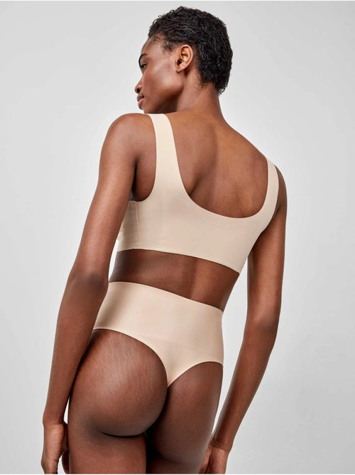 Tanga alto moldeador sin costuras con efecto reductor - Kiabi