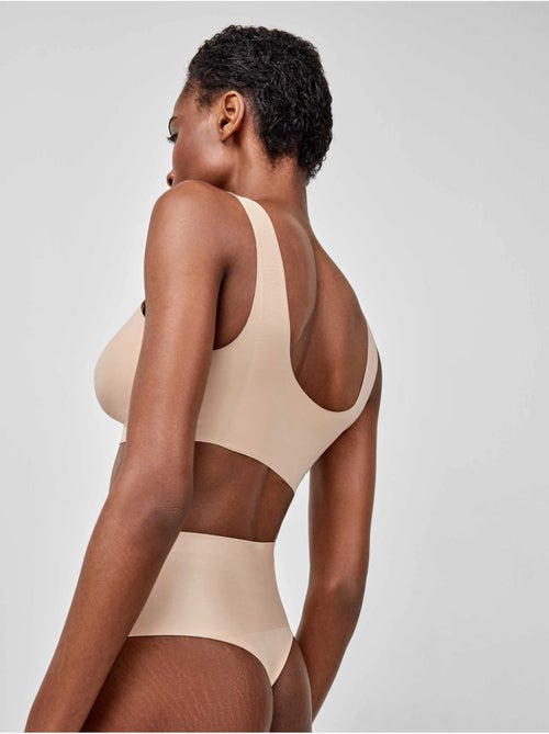 Tanga alto moldeador sin costuras con efecto reductor - Kiabi