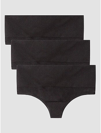 Tanga alto sin costuras con efecto control en cintura
