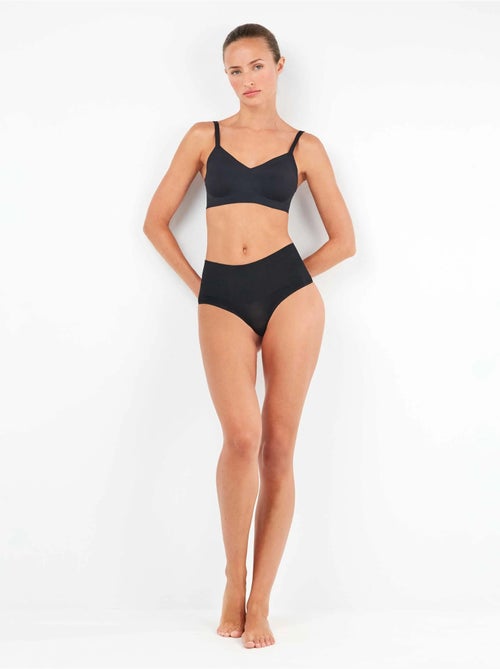 Tanga alto sin costuras con efecto control en cintura - Kiabi
