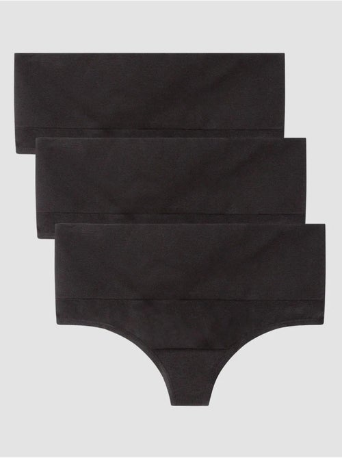 Tanga alto sin costuras con efecto control en cintura - Kiabi