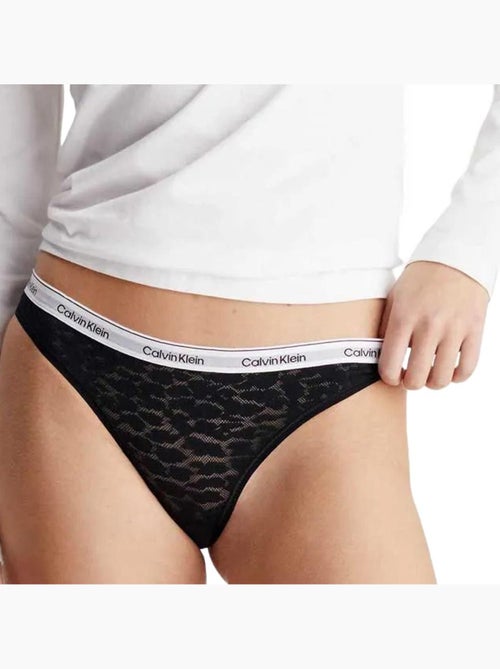 Tanga brasileña para mujer calvin klein jeans - Kiabi