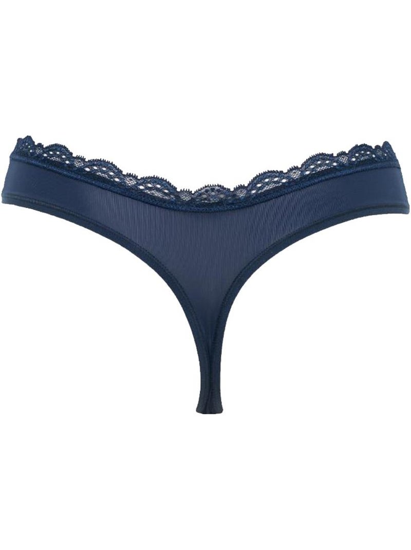 Tanga Calvin Klein Jeans de Mujer Azul marino - Kiabi