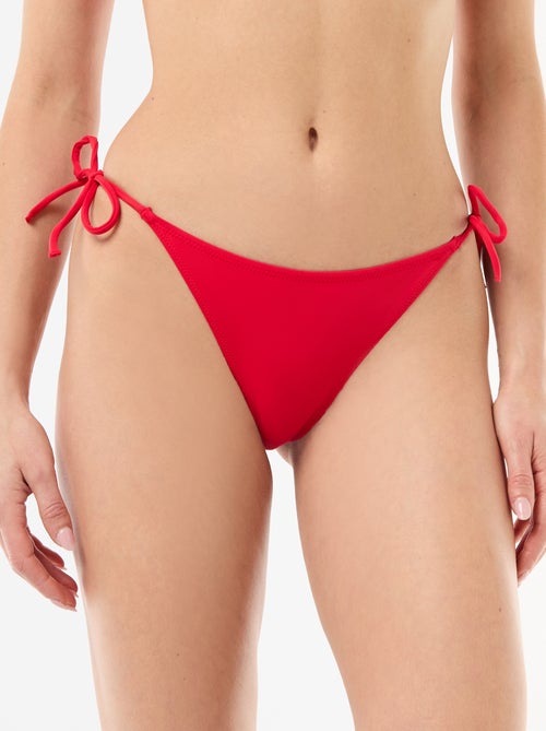 Tanga de baño en microfibra suave - Kiabi