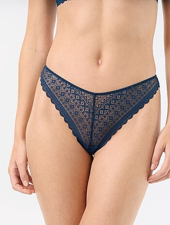 Tanga de encaje
