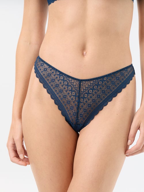 Tanga de encaje - Kiabi Tanga de encaje - Kiabi