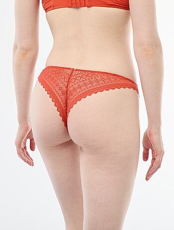 Tanga de encaje