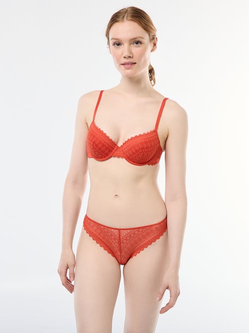 Tanga de encaje - Kiabi
