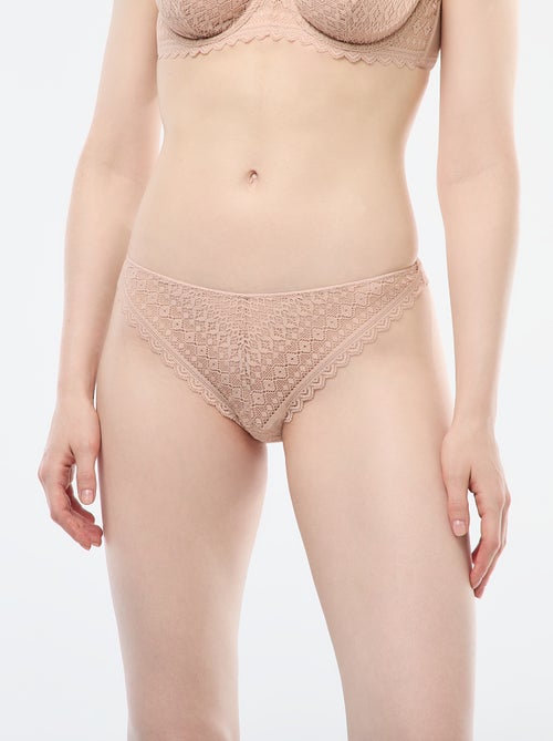 Tanga de encaje - Kiabi
