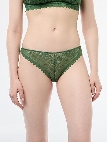 Tanga de encaje