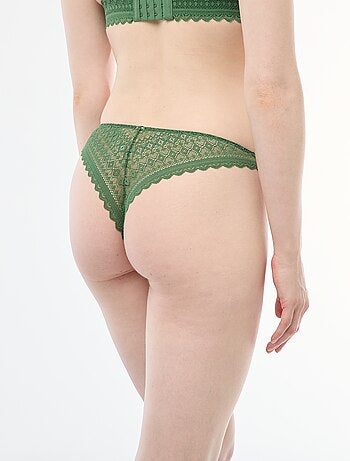 Tanga de encaje