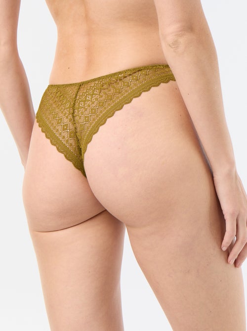 Tanga de encaje - Kiabi
