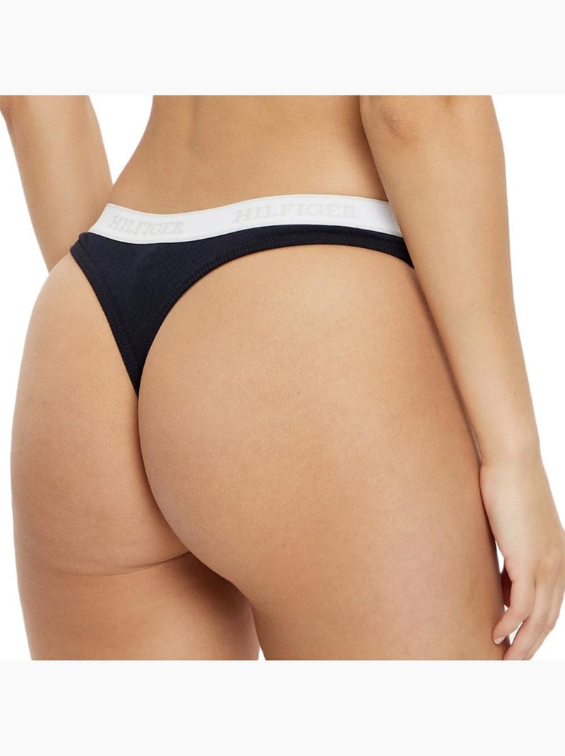 Tanga de Mujer Tommy Hilfiger Negro - Kiabi