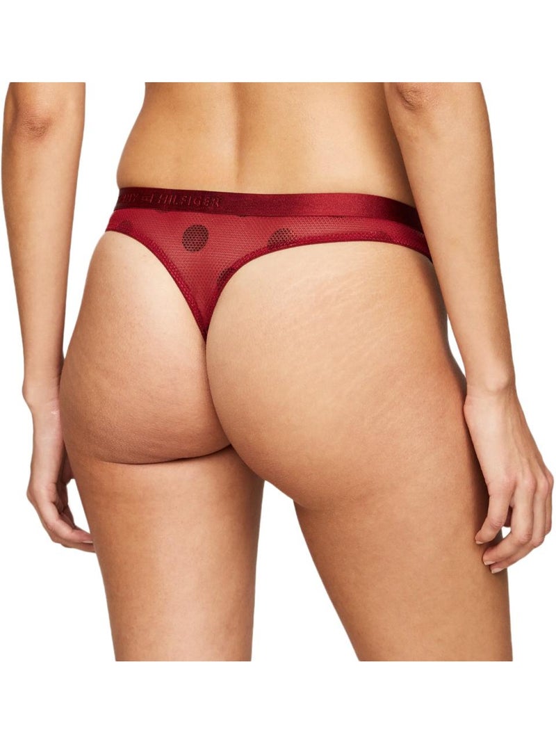 Tanga de Mujer Tommy Hilfiger Rojo - Kiabi
