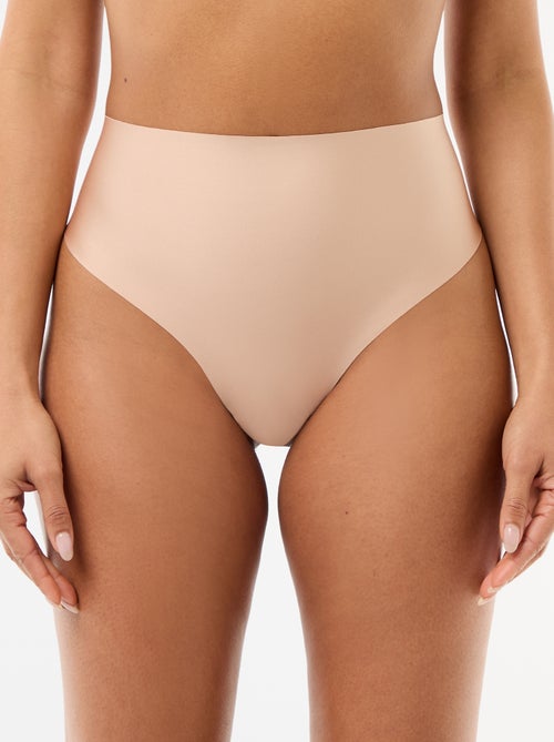 Tanga de talle alto moldeador - Kiabi Tanga de talle alto moldeador - Kiabi