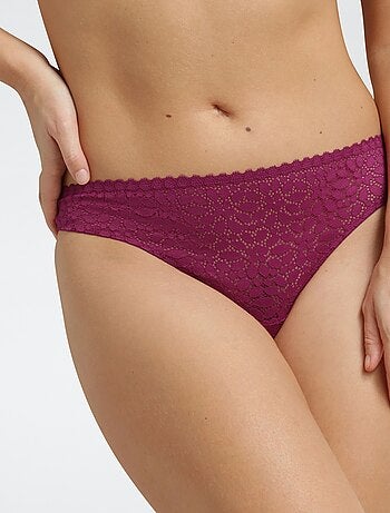 Tanga 'Dim' de encaje