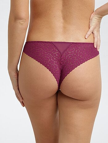 Tanga 'Dim' de encaje