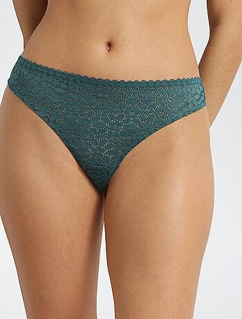Tanga 'Dim' de encaje