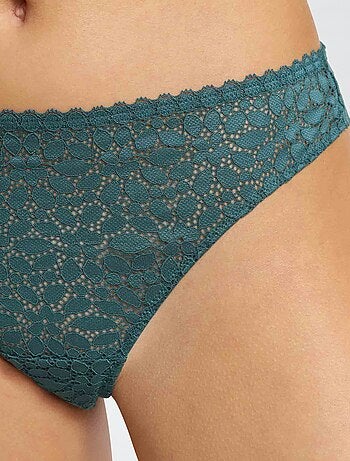 Tanga 'Dim' de encaje