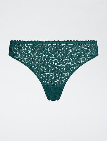 Tanga 'Dim' de encaje