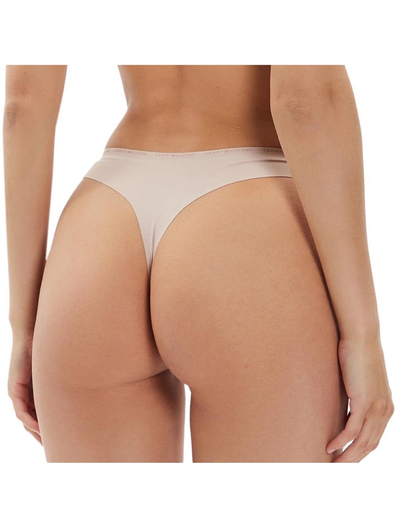Tanga Femme Tommy Hilfiger Beige - Kiabi