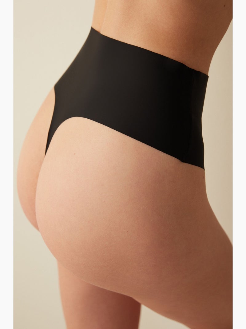 Tanga invisible penti Negro - Kiabi