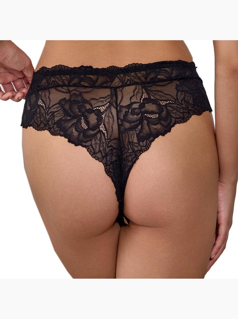 Tanga para mujer les petites bombes Negro - Kiabi