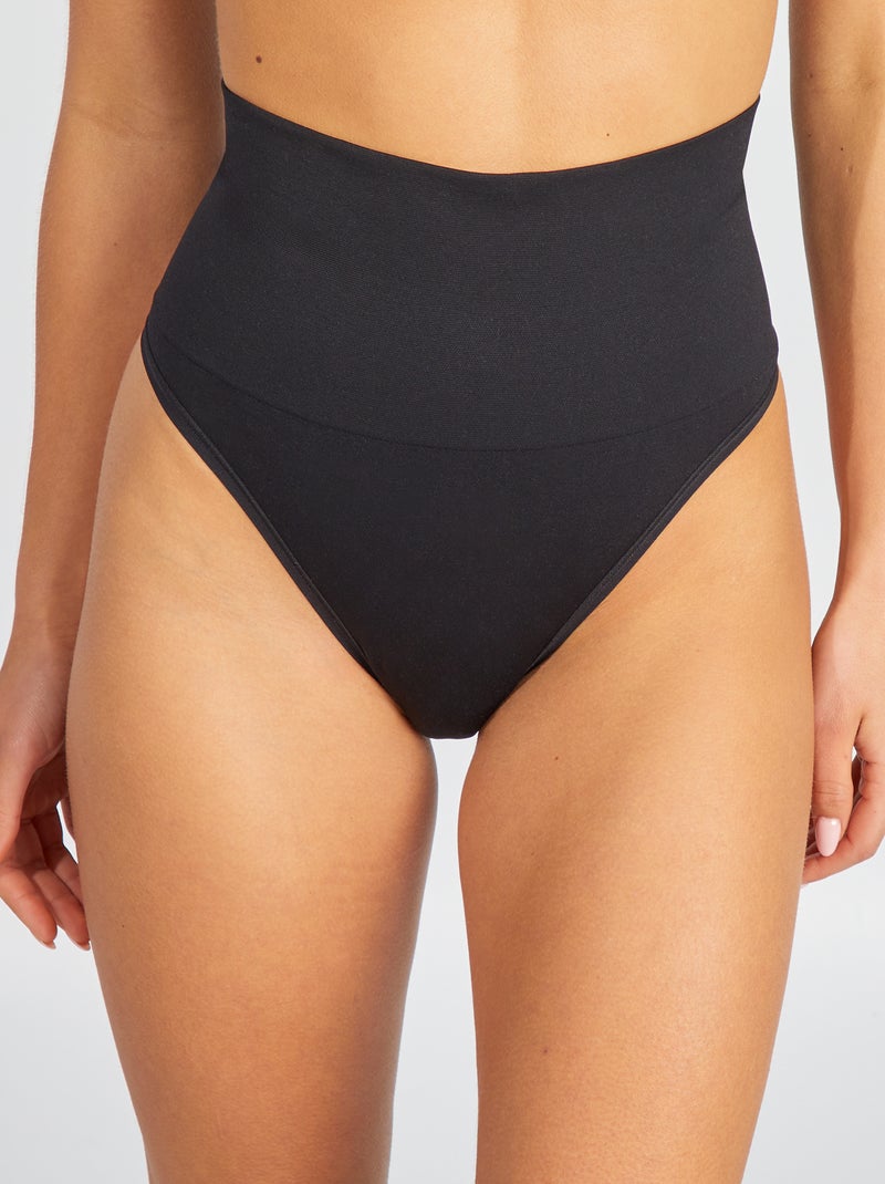 Tanga reductor negro - Kiabi