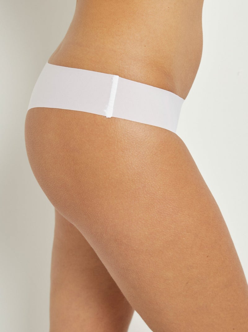 Tangas invisibles sin costuras - AFIBEL Blanco - Kiabi