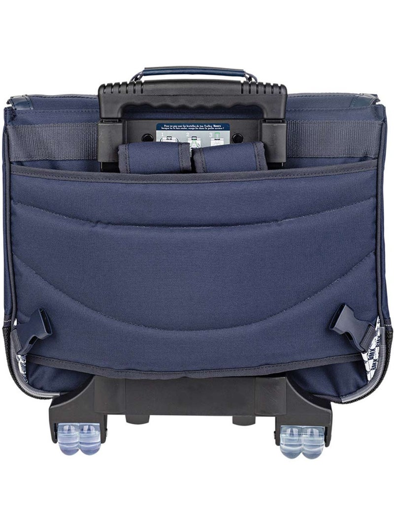 Tann's mochila escolar con ruedas les fantaisies matheo 41 cm 2 compartimentos Azul marino - Kiabi