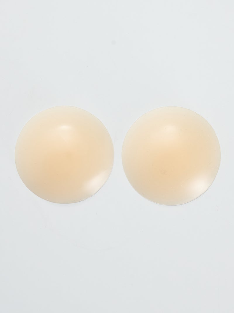 Tapapezones reutilizables de silicona beige - Kiabi