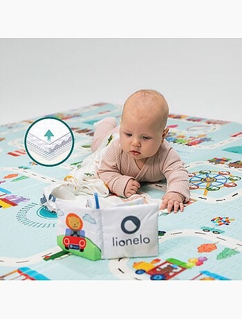 Tapete de juego LIONELO Robby - 180x200 cm - Tapete de doble cara - Buen aislamiento del suelo