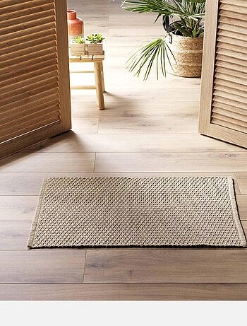 Tapete decorativo de algodón tejido