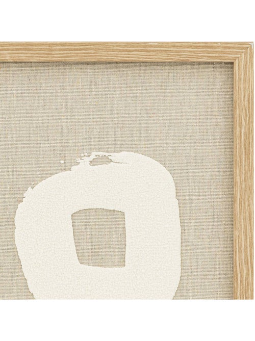Tapiz 3d disa beige 50x70cm - Kiabi