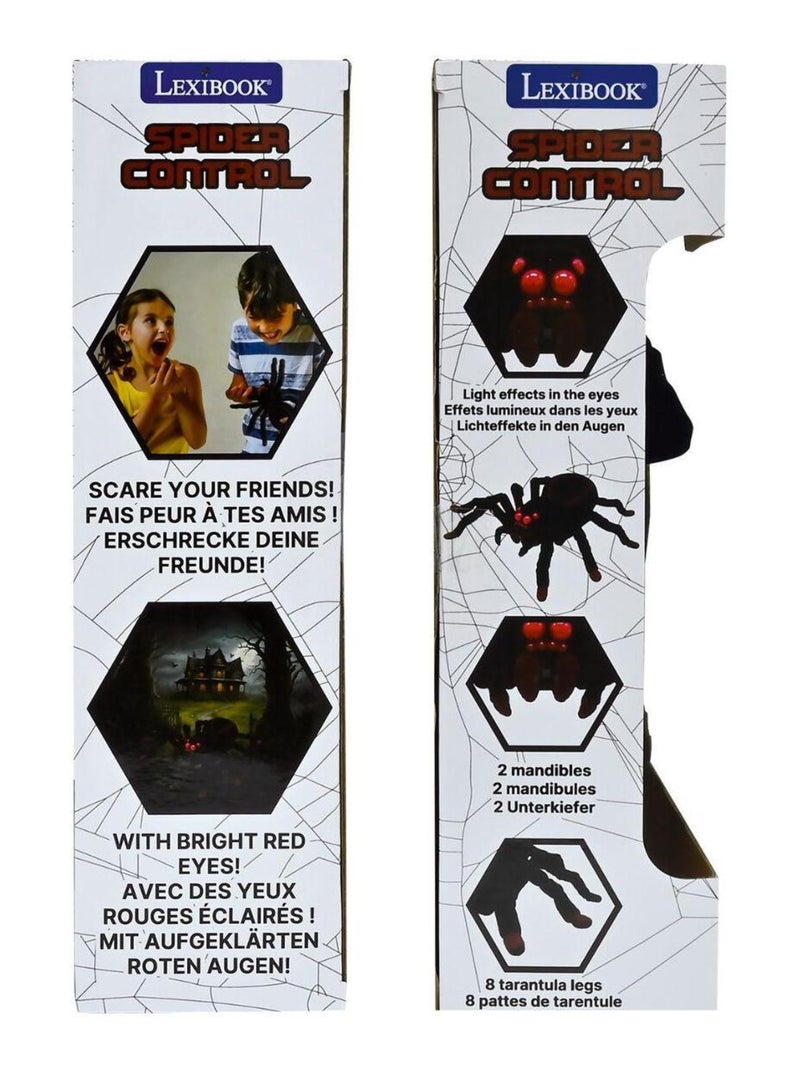 Tarántula realista RC con efectos de luz Negro - Kiabi