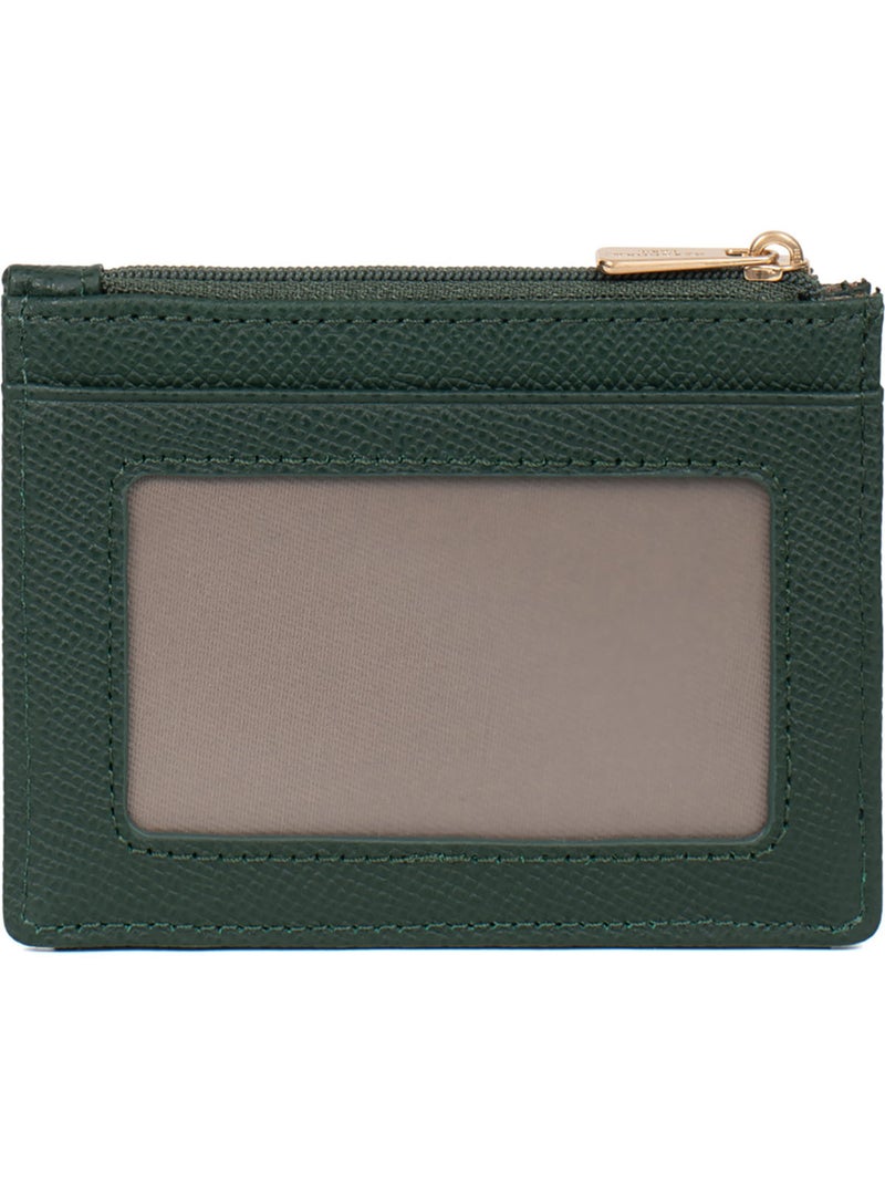 Tarjetero - 1 pliegue - cuero aude hexagona Verde oscuro - Kiabi