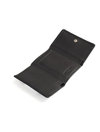 Tarjetero - 2 pliegues - Detener RFID - Cuero SOFT