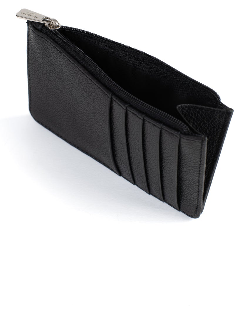 Tarjetero - cuero confort hexagona Negro - Kiabi